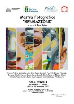 Manifesto Mostra Fotografica "Sensazioni" Corsi Foto Verona